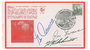 Lot #5317  Apollo 17 Signed Cover