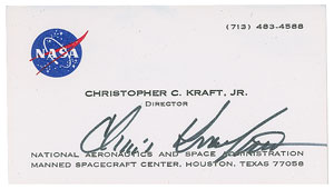 Lot #5322 Chris Kraft Group of (15) Signed Items