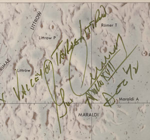 Lot #5147  Moonwalkers Signed Lunar Chart - Image 7