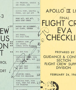Lot #5172 Alan Bean's Apollo 9 Crew-Signed Flown Checklist Covers - Image 3