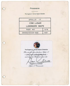Lot #5421  Apollo 17 Flown CSM Book Covers - Image 2