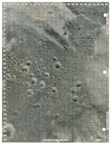 Lot #5419 Gene Cernan's Apollo 17 CSM Map - Image 1