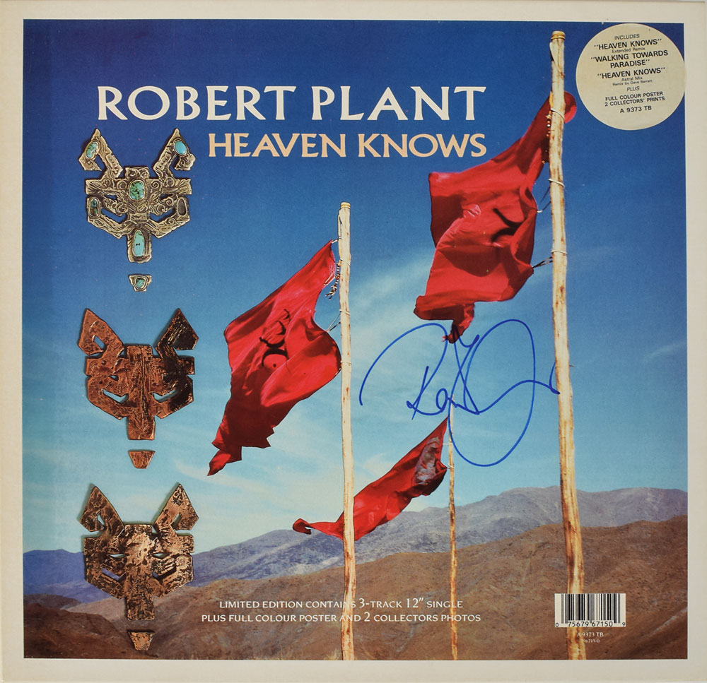 Lot #7019  Led Zeppelin: Robert Plant Multi-Signed Album