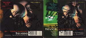 Lot #7444 The Verve Pair of Signed CDs  - Image 1