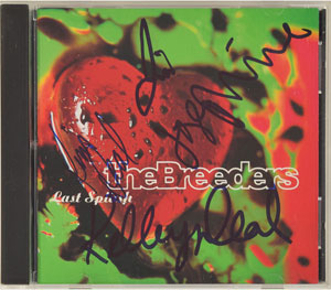 Lot #7367 The Breeders Signed CD - Image 1