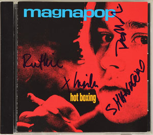 Lot #7402  Magnapop Signed CD - Image 1