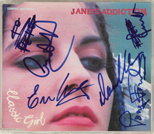 Lot #7298  Jane's Addiction Signed CD - Image 1