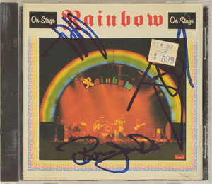 Lot #7202  Rainbow Signed CD