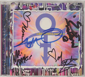 Lot #7323  Prince Signed CD - Image 1