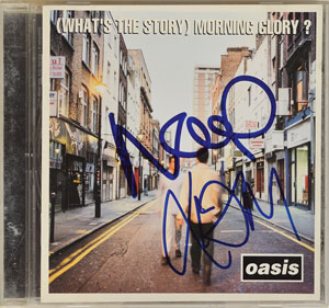 Lot #7416  Oasis Signed CD - Image 1