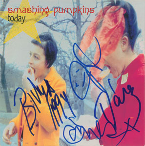 Lot #7432 The Smashing Pumpkins Signed 45 RPM Record - Image 1