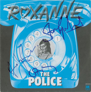 Lot #7197 The Police Signed 45 RPM Record