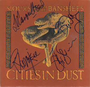 Lot #7334  Siouxsie and the Banshees Signed 45 RPM Record - Image 1
