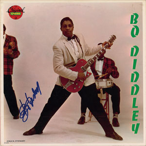 Lot #7476 Bo Diddley Signed Album - Image 1
