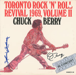Lot #7470 Chuck Berry and Johnnie Johnson Signed