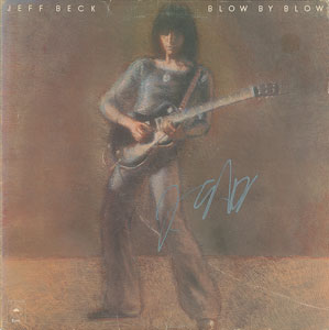 Lot #7065 Jeff Beck Signed Album