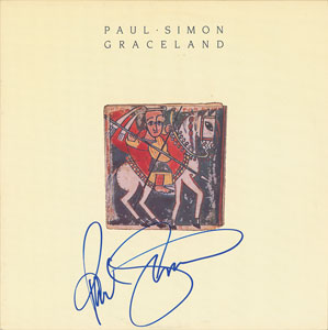 Lot #7333 Paul Simon Signed Album