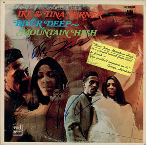 Lot #7234 Ike and Tina Turner Signed Album - Image 1