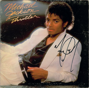 Lot #7296 Michael Jackson Signed Album - Image 1