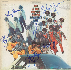 Lot #7217  Sly and the Family Stone Signed Album