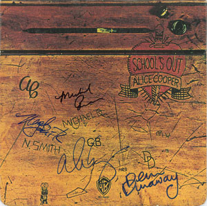 Lot #7127  Alice Cooper Signed Album - Image 1