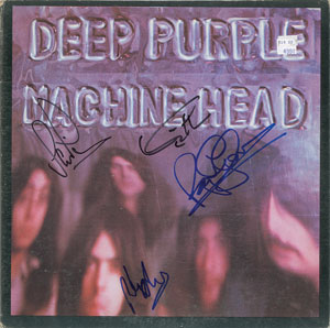 Lot #7151  Deep Purple Signed Album