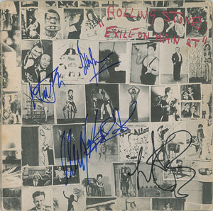 Lot #7002  Rolling Stones Signed Album