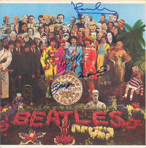 Lot #7055  Beatles: McCartney, Starr, and Martin Signed Album - Image 1