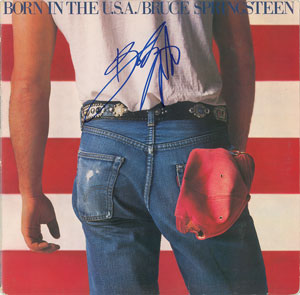 Lot #7221 Bruce Springsteen Signed Album
