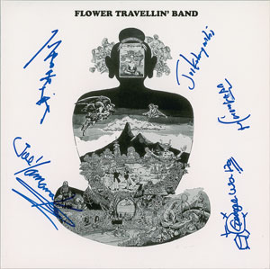 Lot #7162  Flower Travellin' Band Signed Album - Image 1