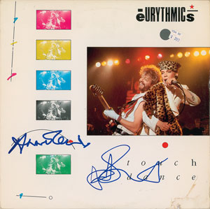 Lot #7275  Eurythmics Signed Album