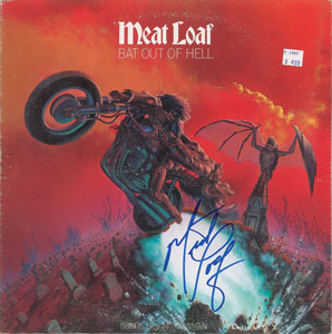 Lot #7188  Meat Loaf Signed Album - Image 1