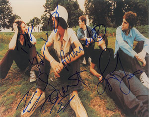 Lot #7443 The Verve Oversized Signed Photograph - Image 1