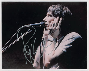 Lot #7012  Pink Floyd: Roger Waters Oversized Signed Photograph