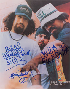 Lot #7377  Cypress Hill Oversized Signed Photograph - Image 1