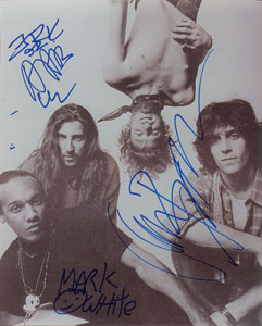 Lot #7439  Spin Doctors Oversized Signed Photograph - Image 1