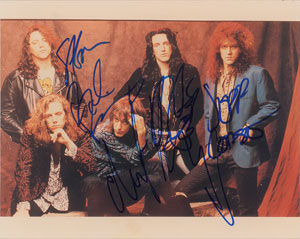 Lot #7363 The Black Crowes Signed Photograph - Image 1