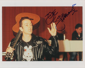 Lot #7145 The Clash: Joe Strummer Signed Photograph - Image 1