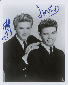 Lot #7480 The Everly Brothers Signed Photograph