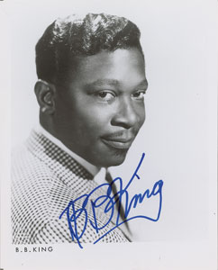 Lot #7487 B. B. King Signed Photograph
