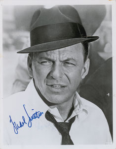Lot #7501 Frank Sinatra Signed Photograph