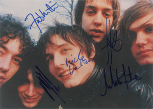 Lot #7465 The Strokes Oversized Signed Photograph - Image 1