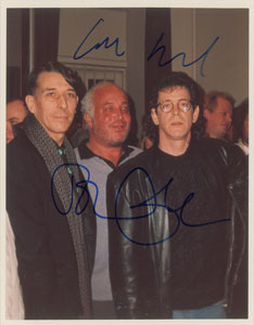 Lot #7239 The Velvet Underground: Lou Reed and John Cale Signed Photograph - Image 1