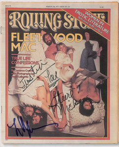 Lot #7160  Fleetwood Mac: Stevie Nicks and Lindsey Buckingham Signed Photograph - Image 1