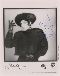 Lot #7325  Prince: Sheila E. Signed Photograph