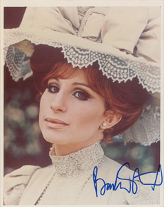 Lot #7502 Barbra Streisand Signed Photograph
