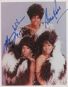 Lot #7504 The Supremes Signed Photograph - Image 1