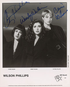 Lot #7446  Wilson Phillips Signed Photograph