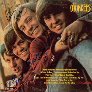 Lot #7097 The Monkees Signed Album