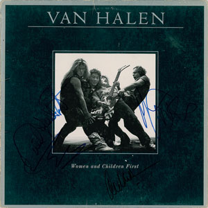 Lot #7037  Van Halen Signed Album - Image 1